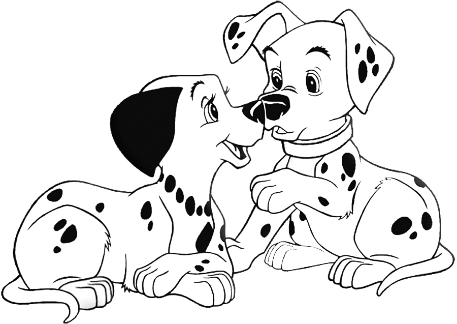 Coloring pages for dogs